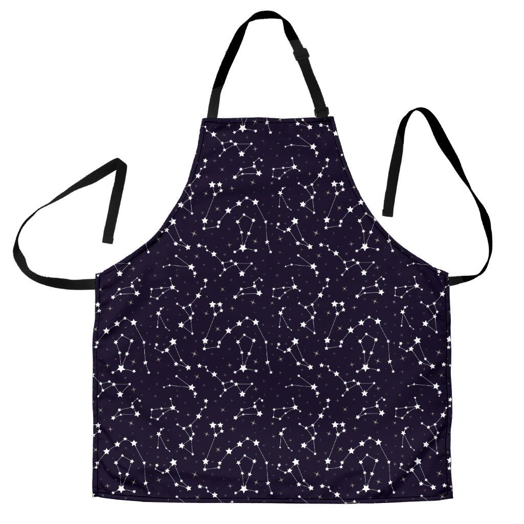 Zodiac Star Pattern Design Print Women Apron