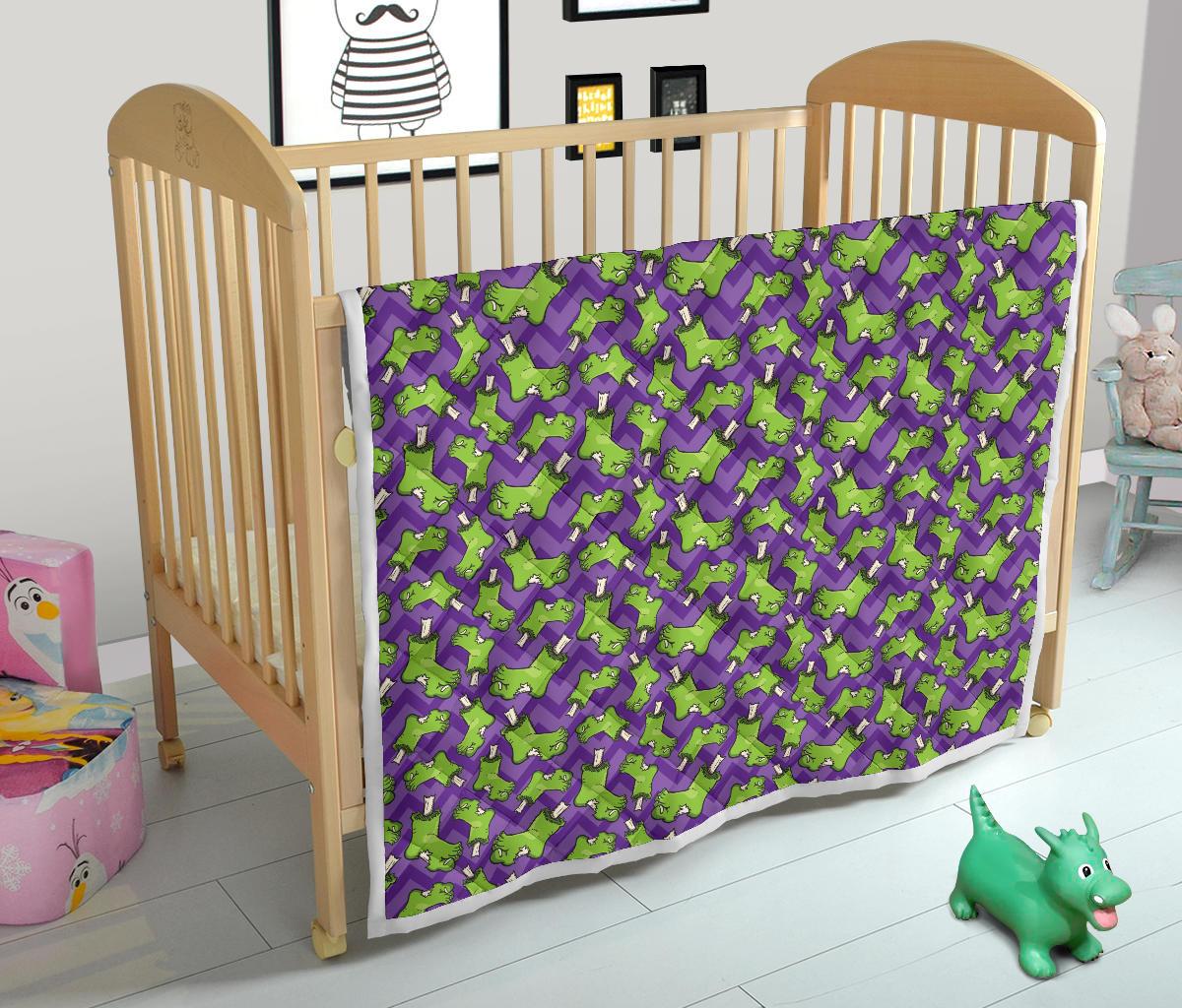 Zombie Foot Design Pattern Print Premium Quilt-JTAMIGO.COM