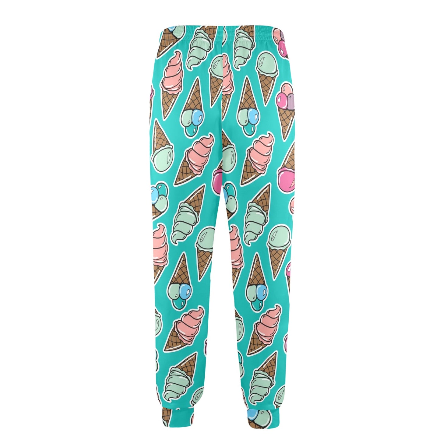 Ice Cream Pattern Print Design IC01 Men's Casual Track Pants