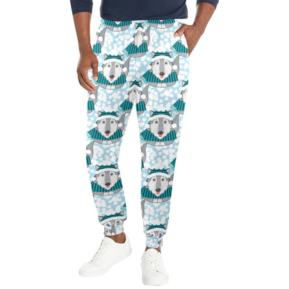 Alaskan Malamute Pattern Print Design 01 Men's Casual Track Pants