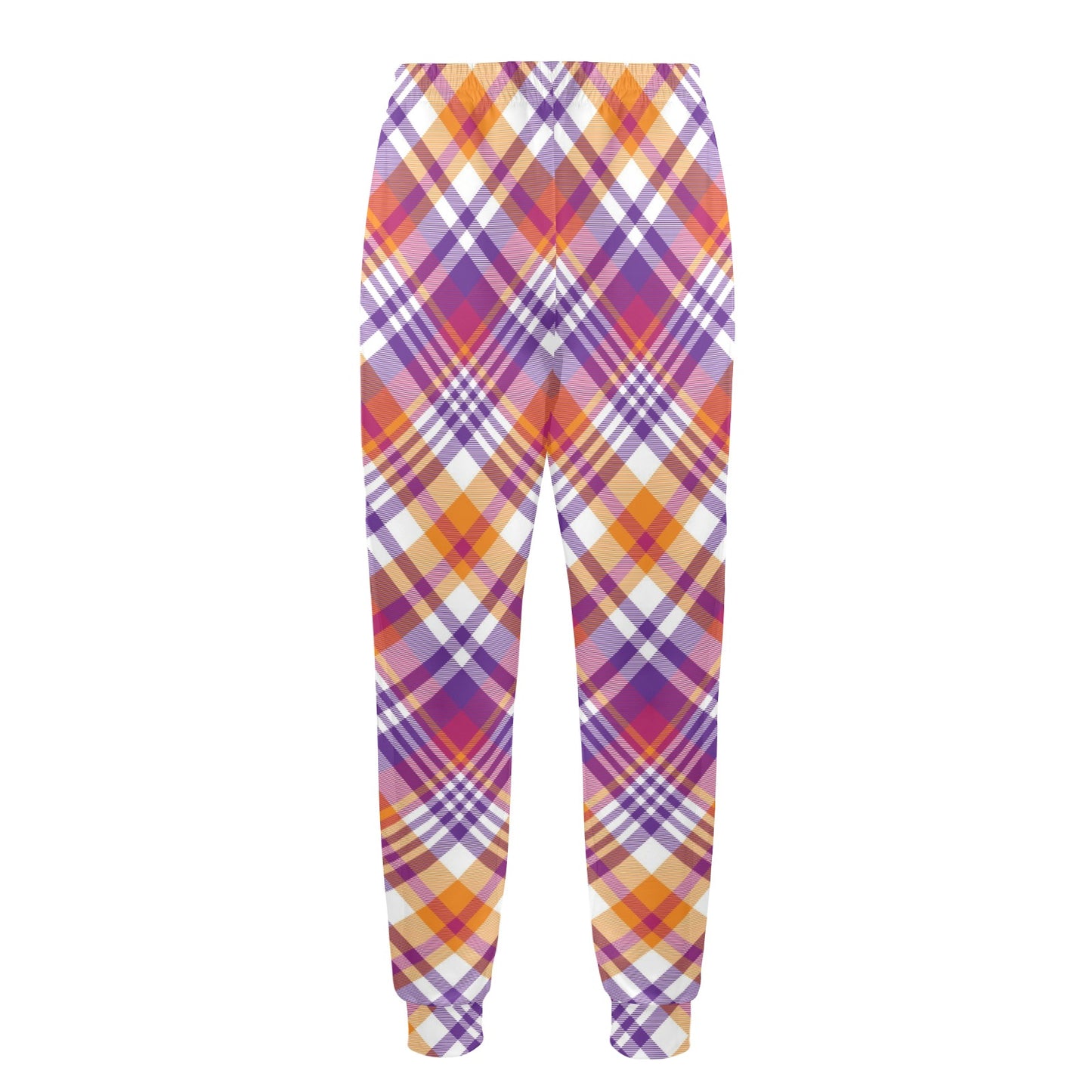 Madras Pattern Print Design 02 Men's Casual Track Pants