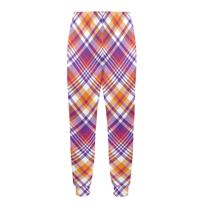 Madras Pattern Print Design 02 Men's Casual Track Pants
