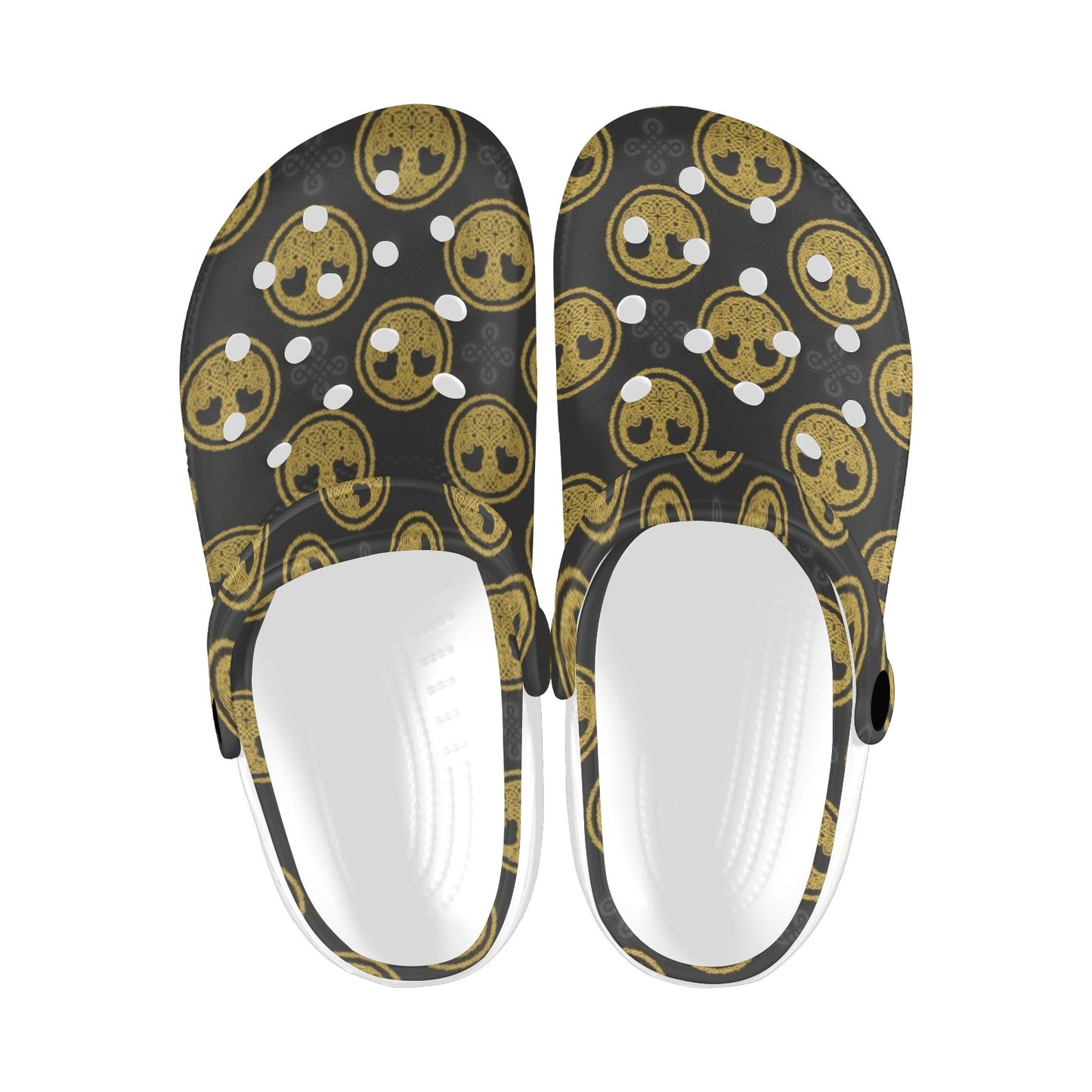Celtic Tree of Life Design Unisex Clogs Shoes