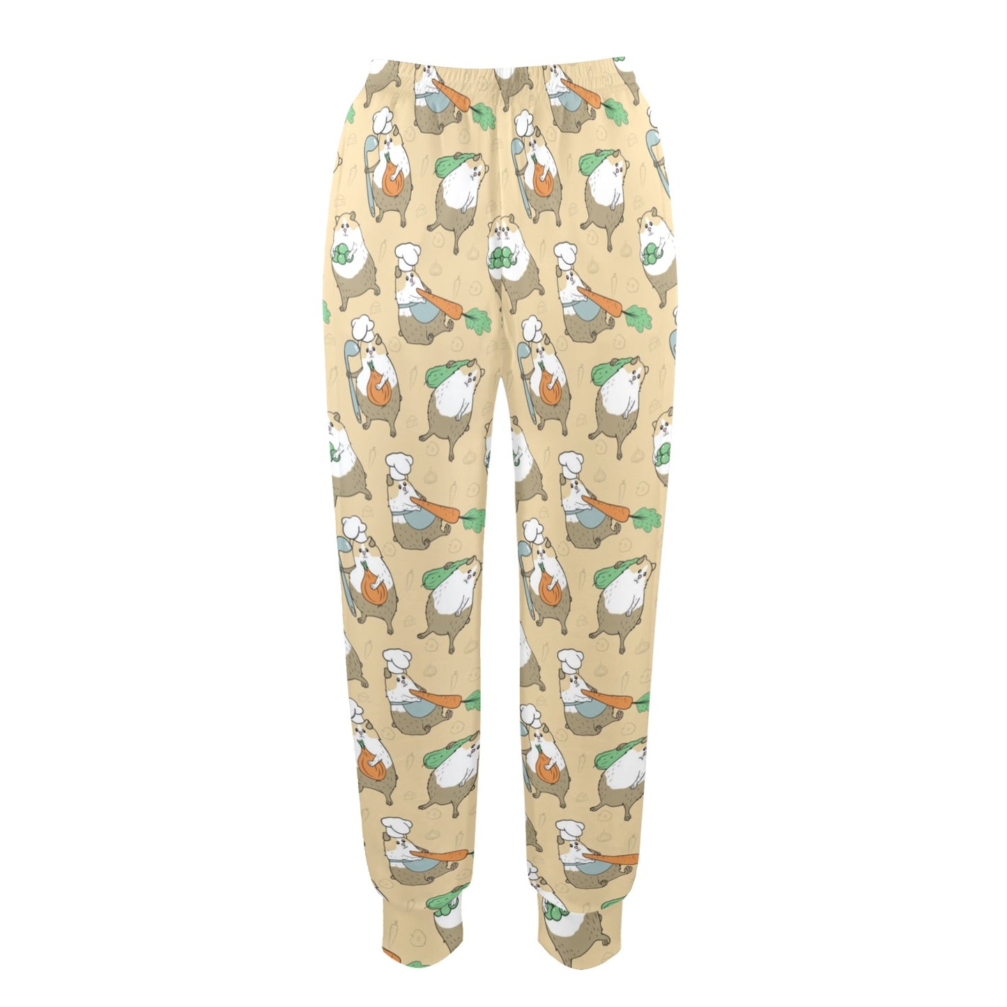 Guinea Pig Print Design LKS401 Women's Casual Track Pants