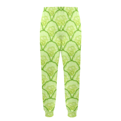 Cucumber Pattern Print Design CC04 Men's Casual Track Pants