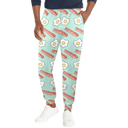 Bacon Sausage Pattern Print Design 01 Men's Casual Track Pants