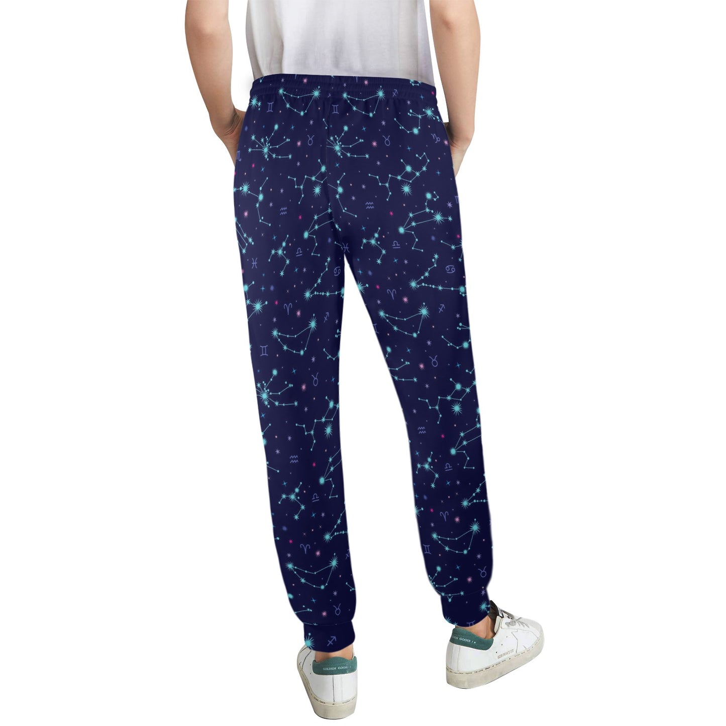 Constellation Pattern Print Design 01 Women's Casual Track Pants