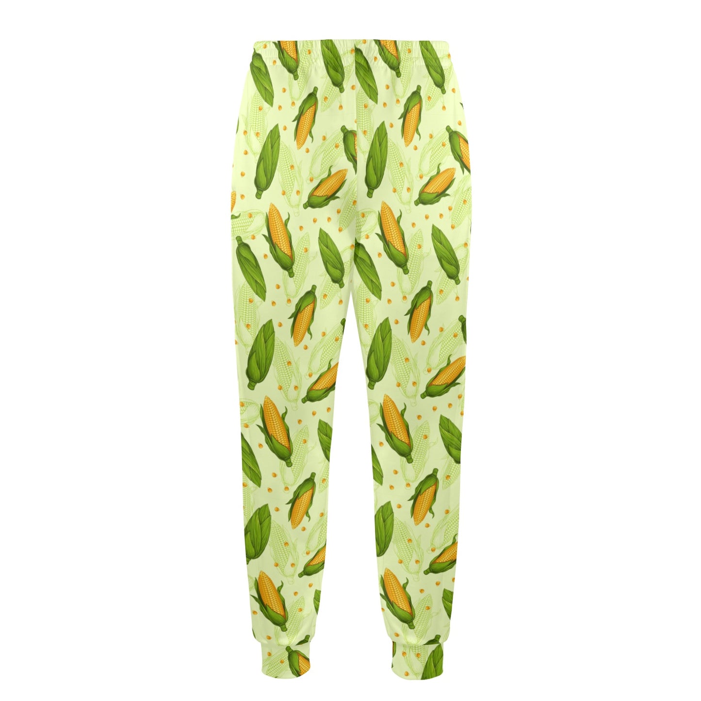 Agricultural Fresh Corn cob Print Pattern Men's Casual Track Pants