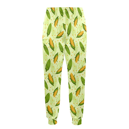 Agricultural Fresh Corn cob Print Pattern Men's Casual Track Pants