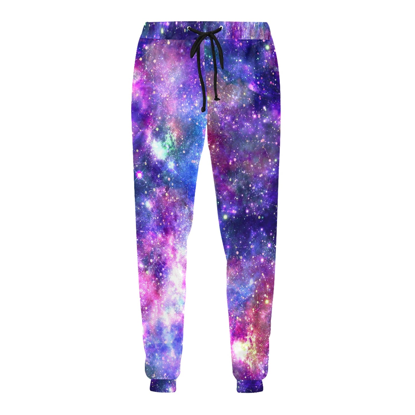 Galaxy Night Stardust Space Print Men's Sweatpants