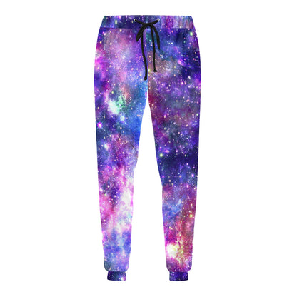 Galaxy Night Stardust Space Print Men's Sweatpants