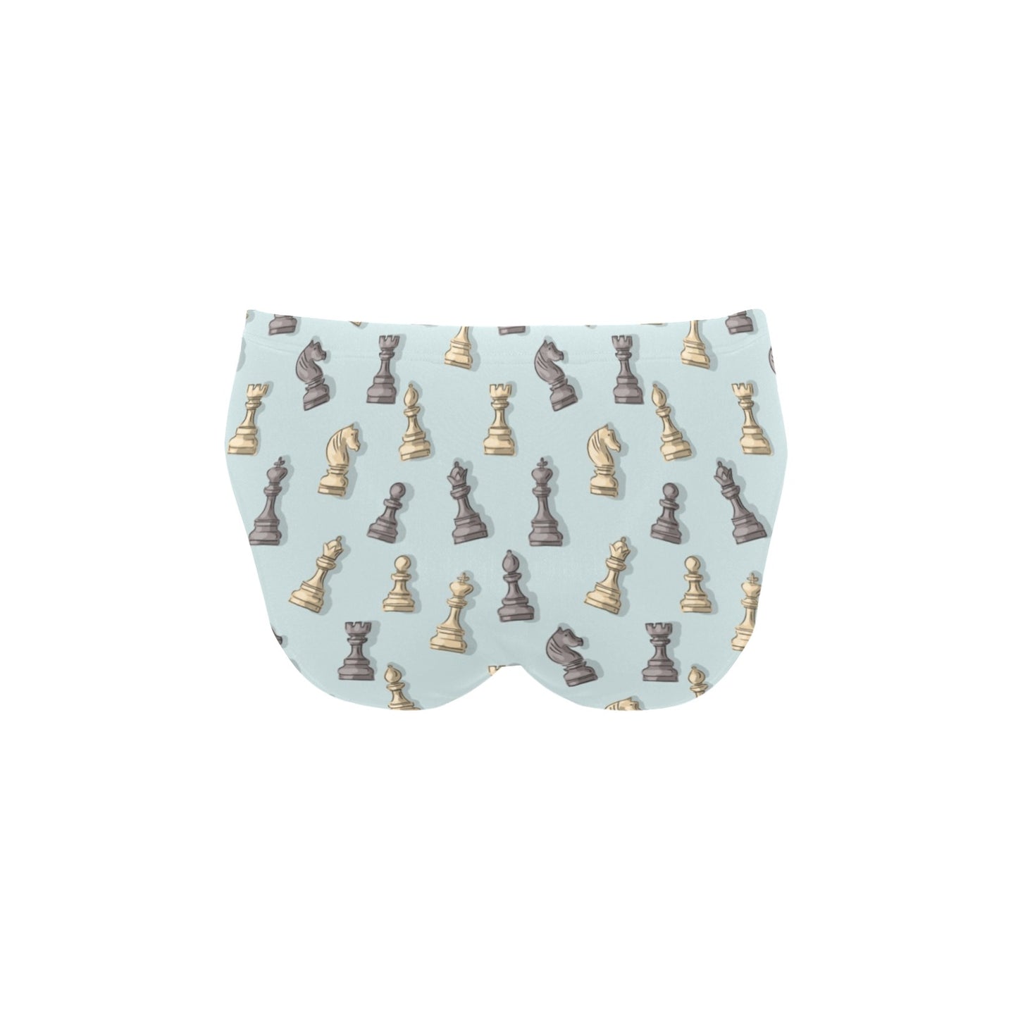 Chess Pattern Print Design 02 Men's Swimming Briefs