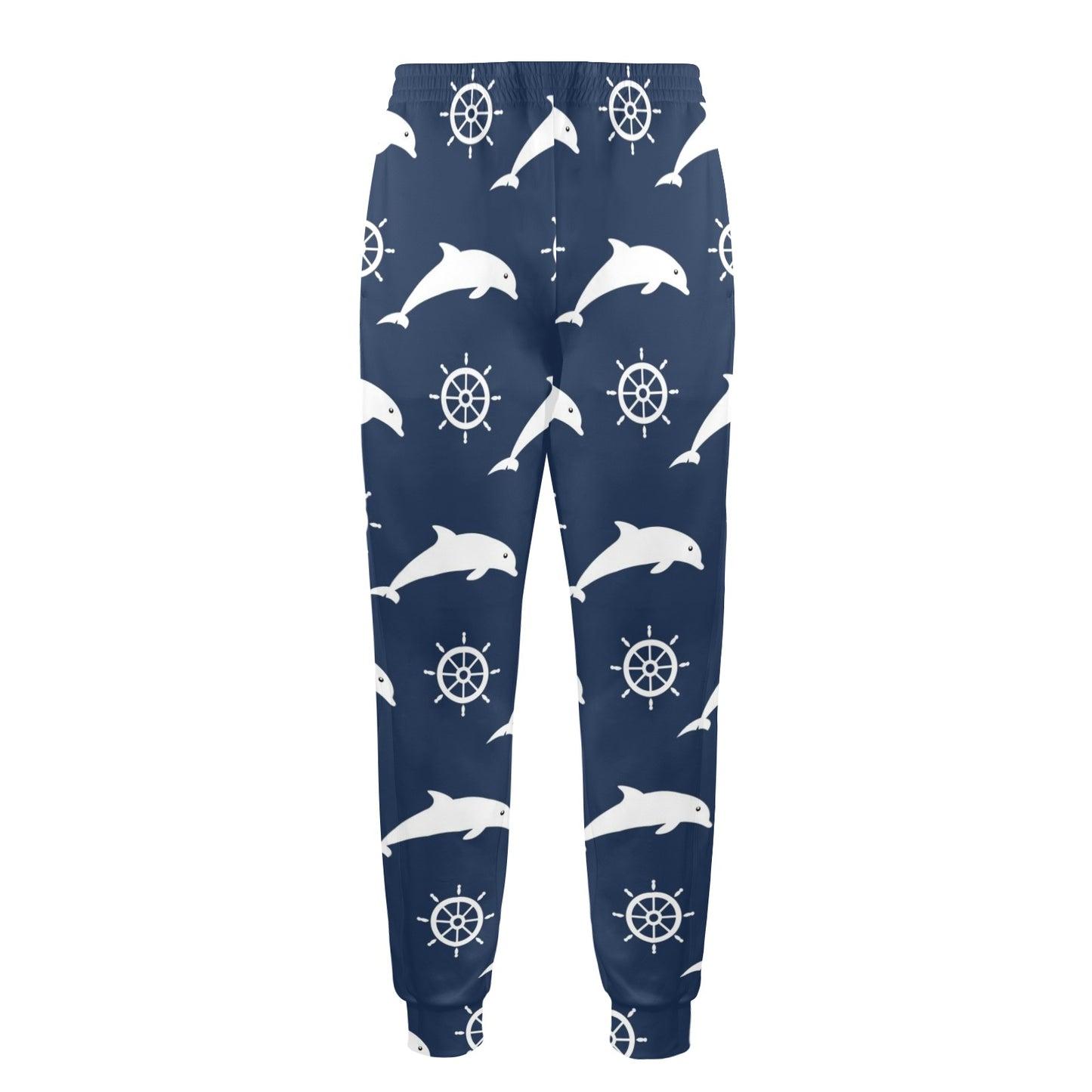 dolphin Design Print Pattern JJ0125 Men's Casual Track Pants
