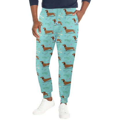 Dachshund Paw Decorative Print Pattern Men's Casual Track Pants