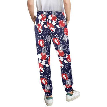 Nordic Pattern Print Design A02 Women's Casual Track Pants