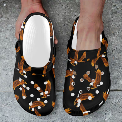 Eagles Print Pattern Unisex Clogs Shoes