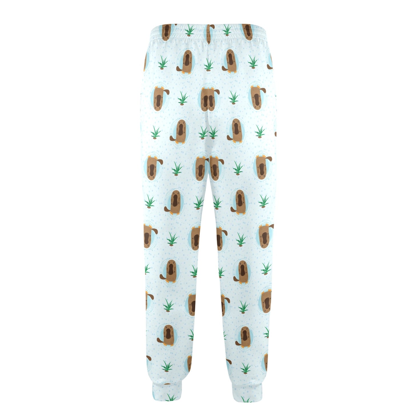 Platypus Pattern Print Design A04 Men's Casual Track Pants