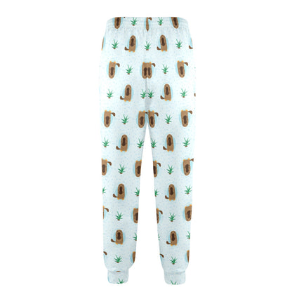 Platypus Pattern Print Design A04 Men's Casual Track Pants