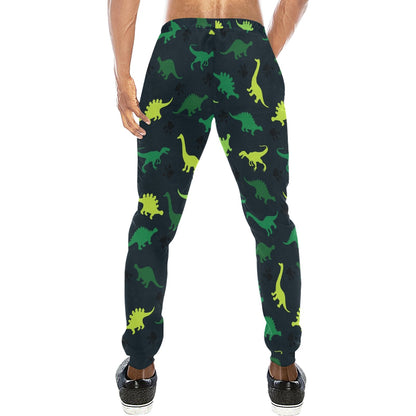 dinosaur green Design Print Pattern JJ098 Men's Sweatpants