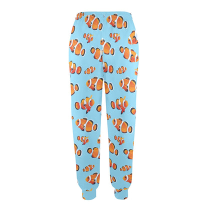 Clownfish Pattern Print Design 01 Women's Casual Track Pants