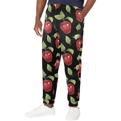 Apple Pattern Print Design AP011 Men's Casual Track Pants