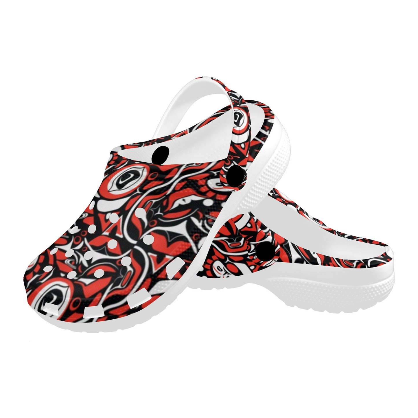 Native North American Themed Print Unisex Clogs Shoes