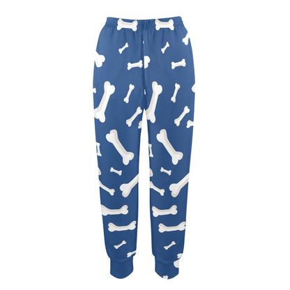 Dog Bone Pattern Print Design 03 Women's Casual Track Pants