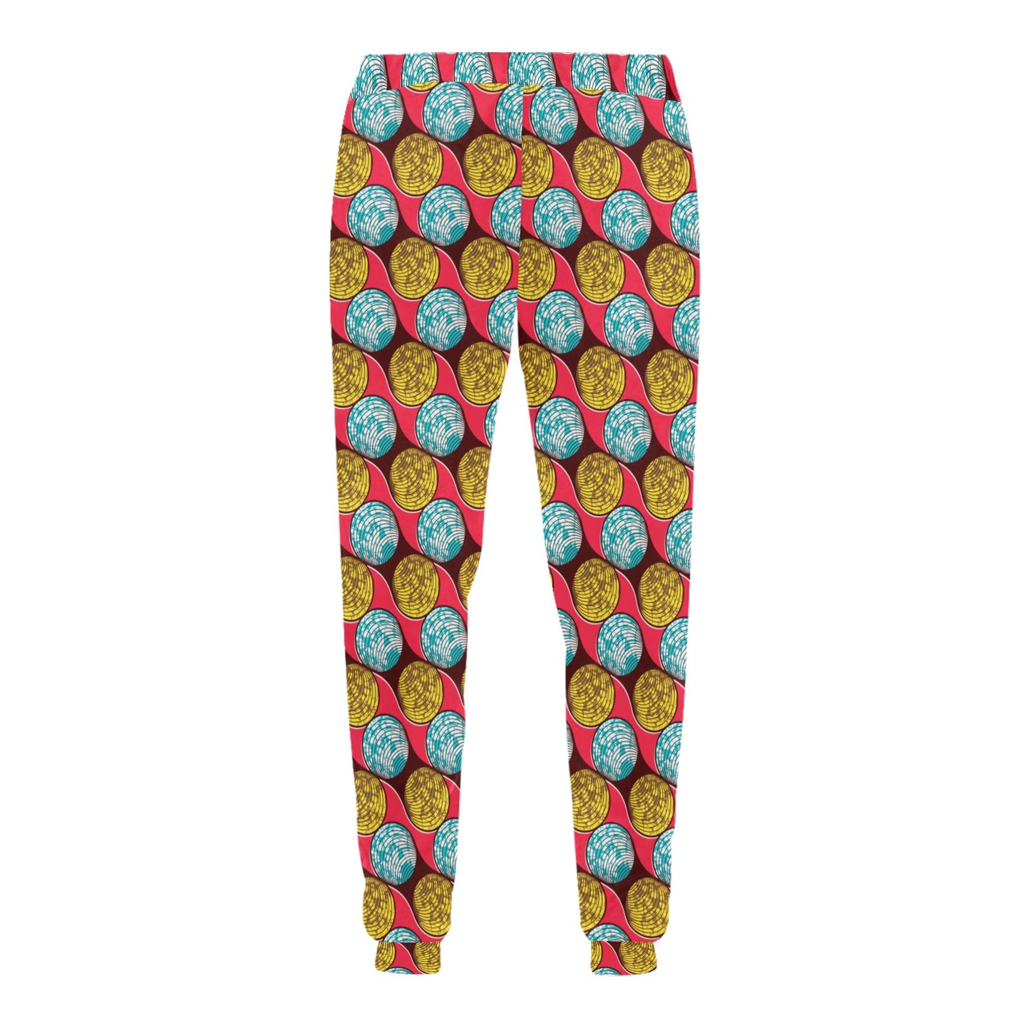 African Fashion Print Pattern Men's Sweatpants