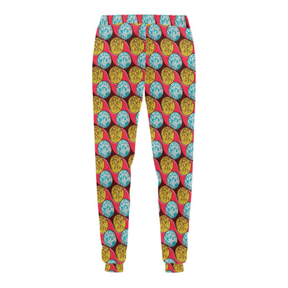 African Fashion Print Pattern Men's Sweatpants