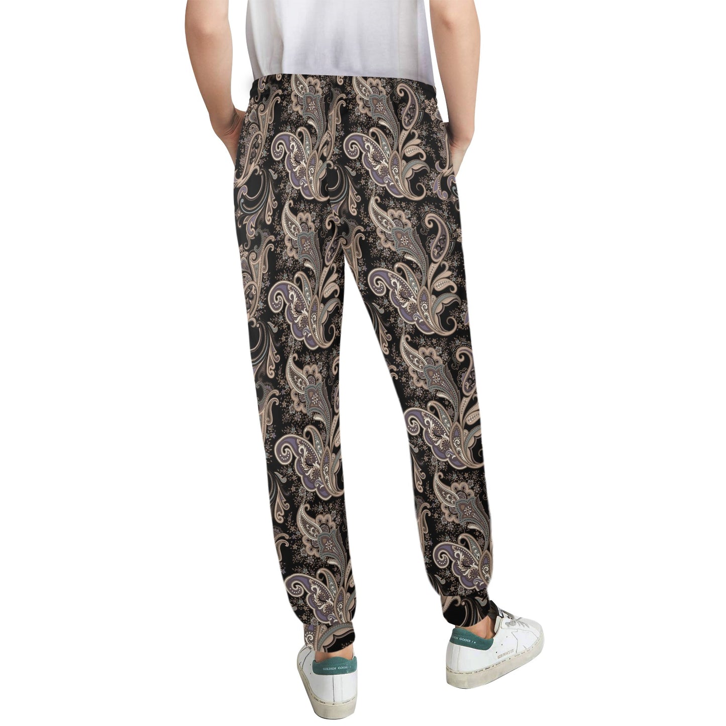Paisley Mandala Design Print Women's Casual Track Pants