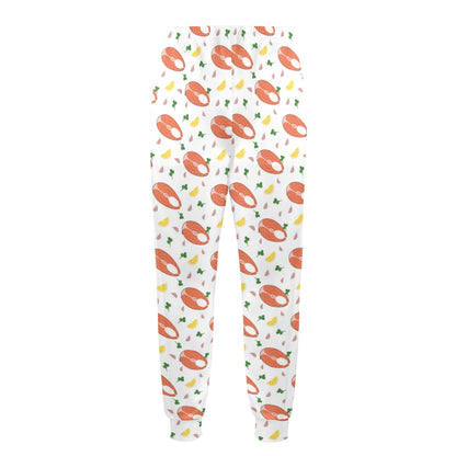 Salmon Steak Print Design LKS303 Men's Casual Track Pants