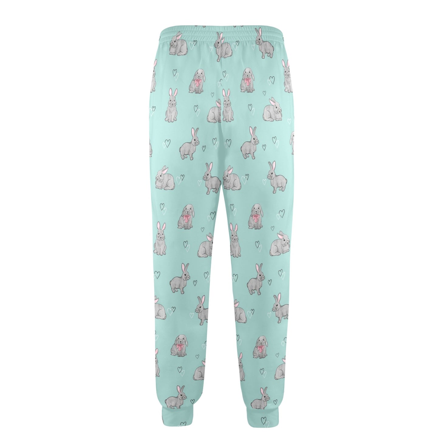 Bunny Pattern Print Design 02 Men's Casual Track Pants
