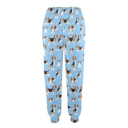 Beagle Pattern Print Design 03 Women's Casual Track Pants