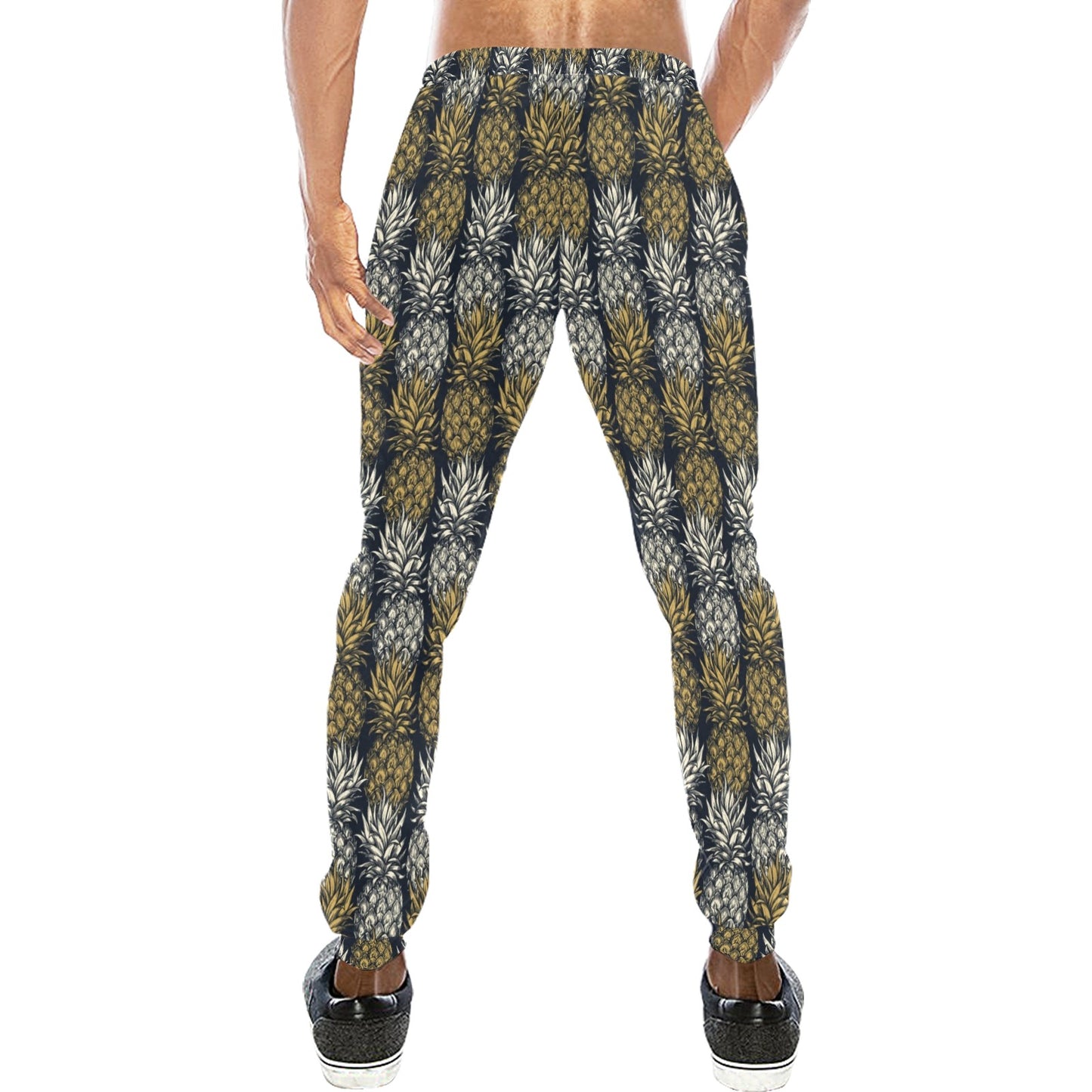 Pineapple Print Design Pattern Men's Sweatpants
