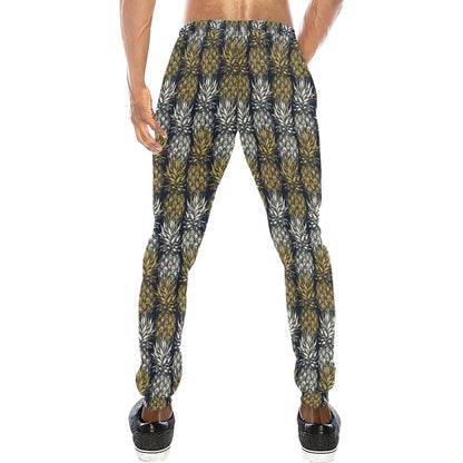 Pineapple Print Design Pattern Men's Sweatpants