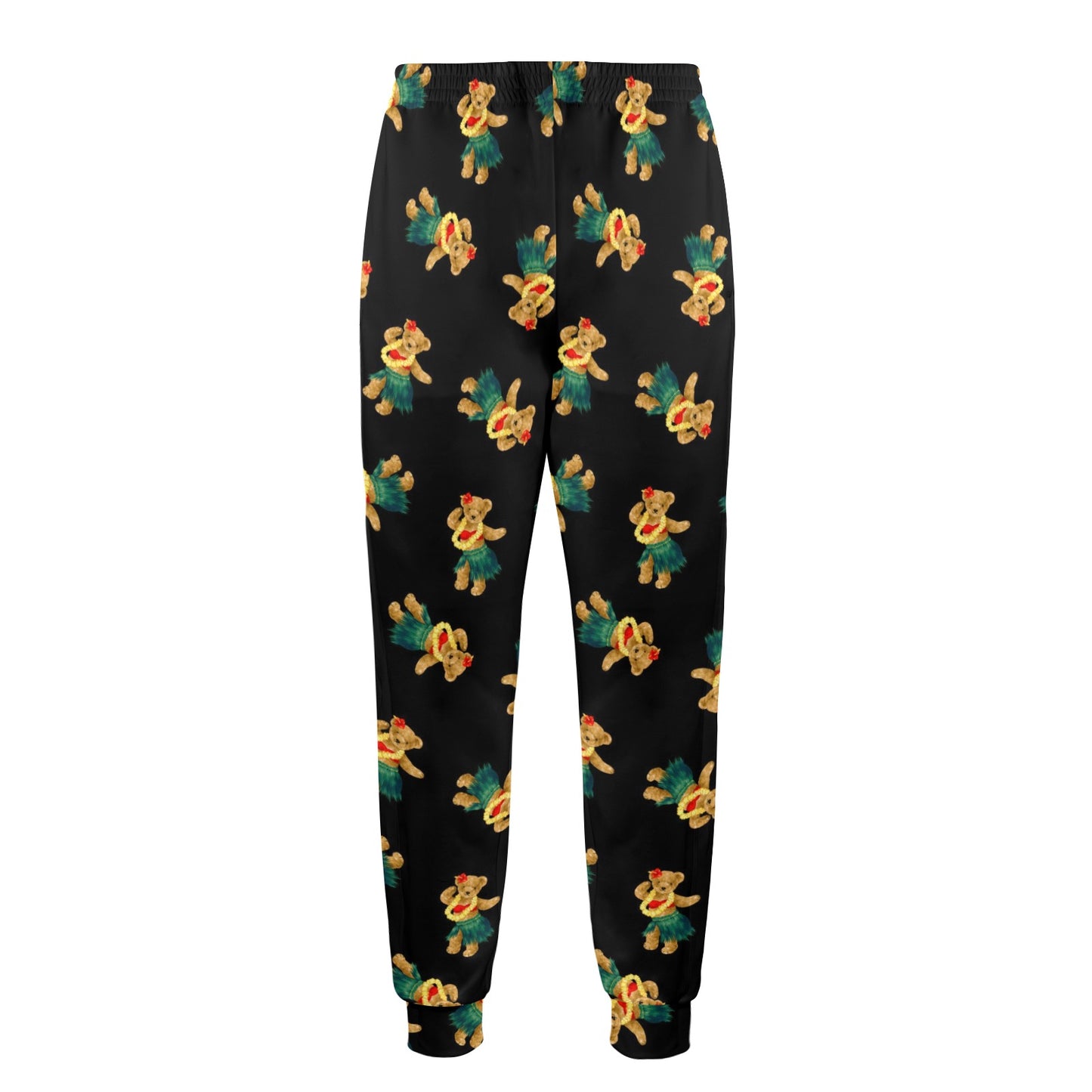 Hula Bear Pattern Print Design 06 Men's Casual Track Pants