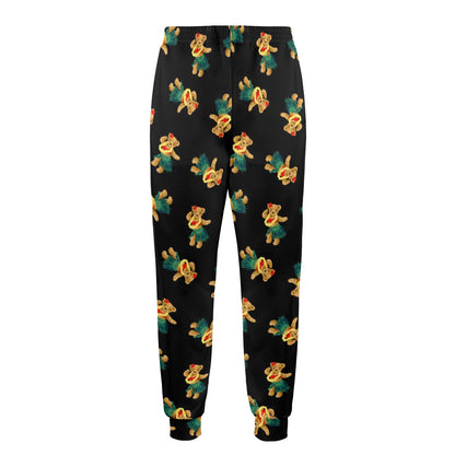 Hula Bear Pattern Print Design 06 Men's Casual Track Pants