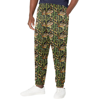 Western Style Print Men's Casual Track Pants
