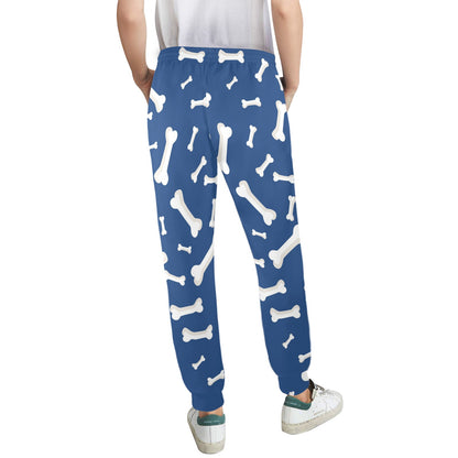 Dog Bone Pattern Print Design 03 Women's Casual Track Pants