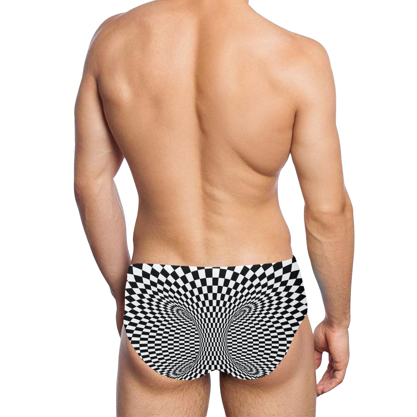 Optical illusion Projection Torus Men's Swimming Briefs