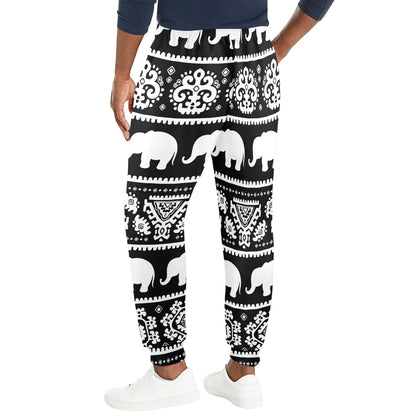 Elephant Pattern Men's Casual Track Pants
