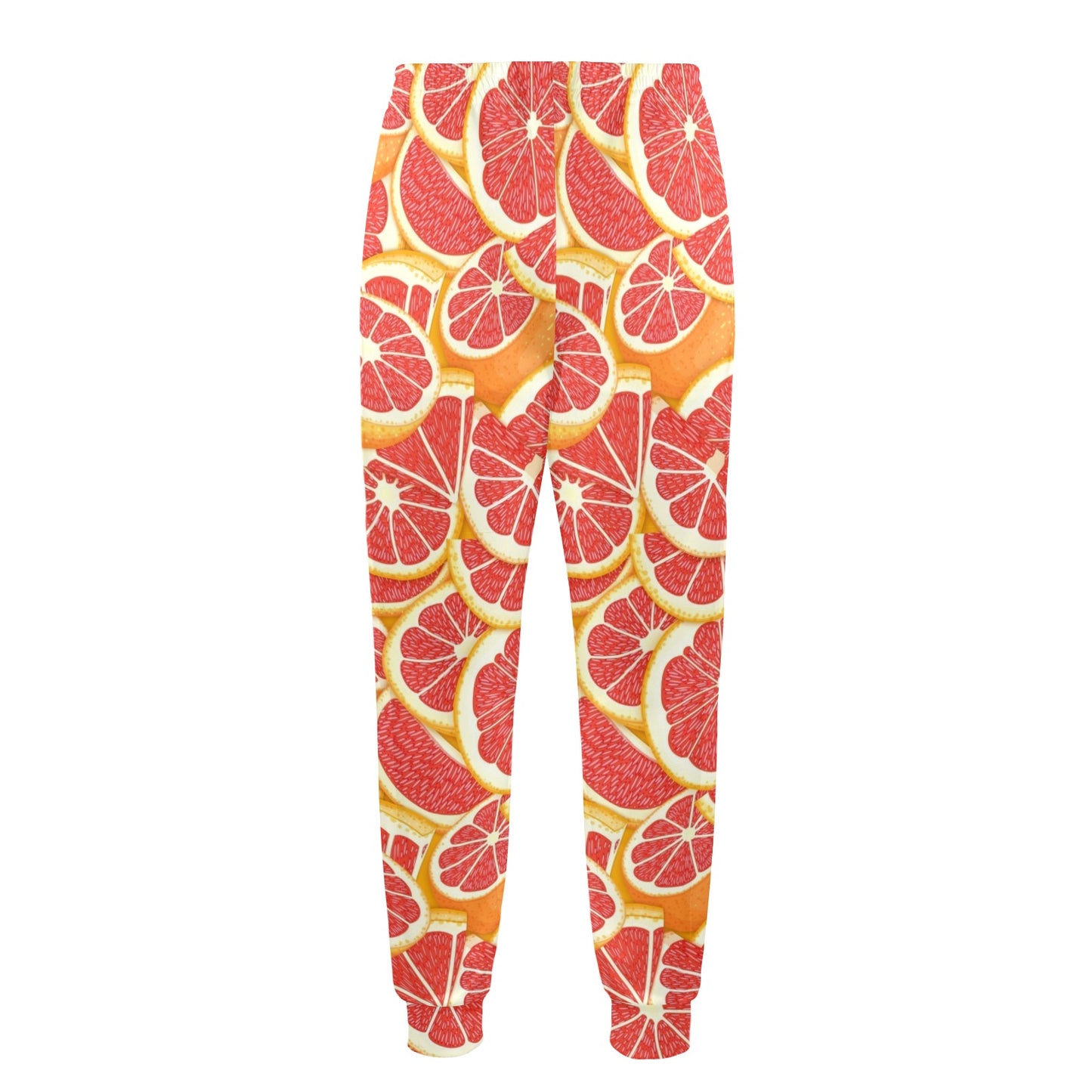 Grapefruit Pattern Print Design GF02 Men's Casual Track Pants