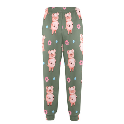 Pig Pattern Print Design 03 Men's Casual Track Pants