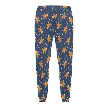 Gingerbread Pattern Print Design 01 Men's Sweatpants
