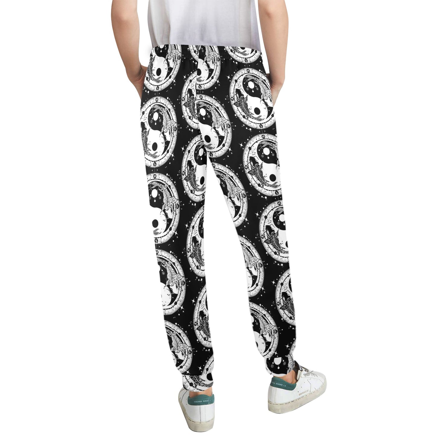 Yin Yang Koi Fish Women's Casual Track Pants