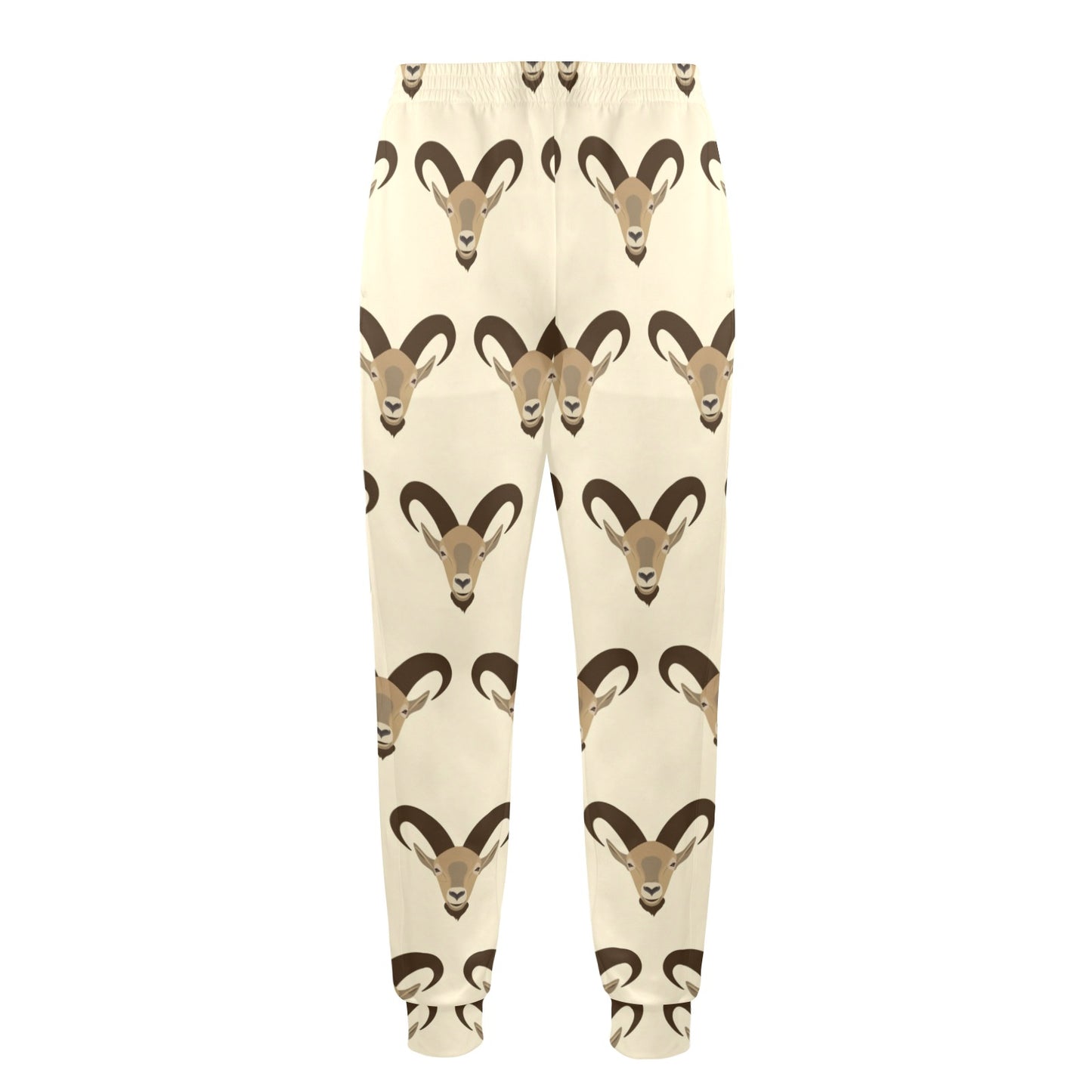 Goat Pattern Print Design 01 Men's Casual Track Pants