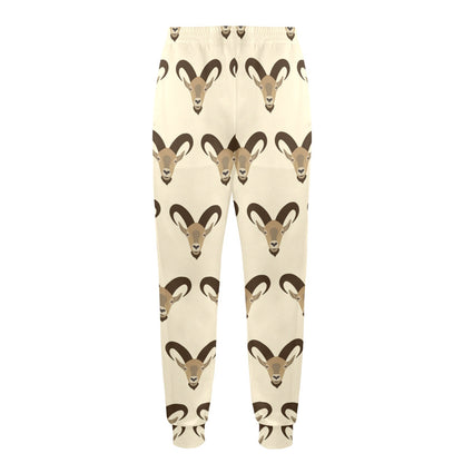 Goat Pattern Print Design 01 Men's Casual Track Pants