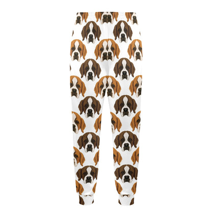 St Bernards Print Design LKS301 Men's Casual Track Pants