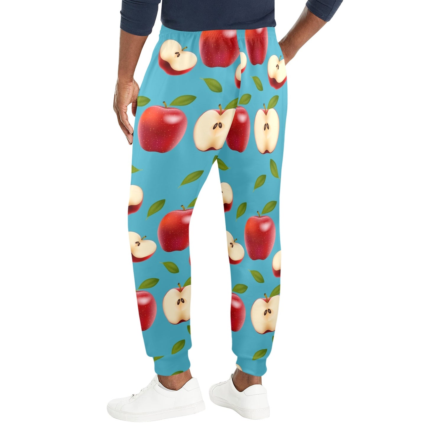 Apple Pattern Print Design AP012 Men's Casual Track Pants