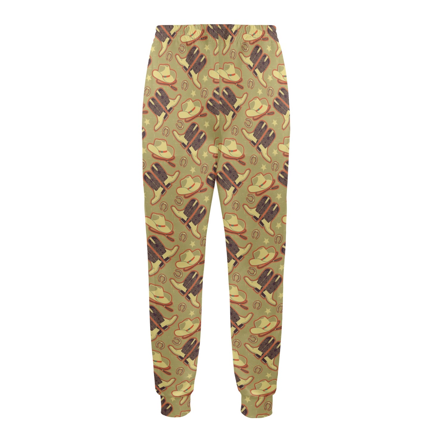 Western Cowboy Themed Men's Casual Track Pants